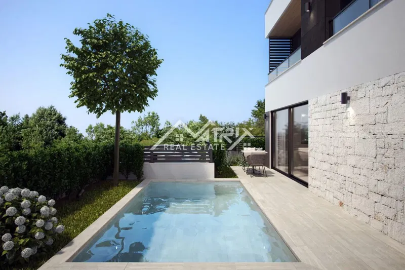 Poreč, modern semi-detached house with pool and rooftop terrace Njemački: – 3