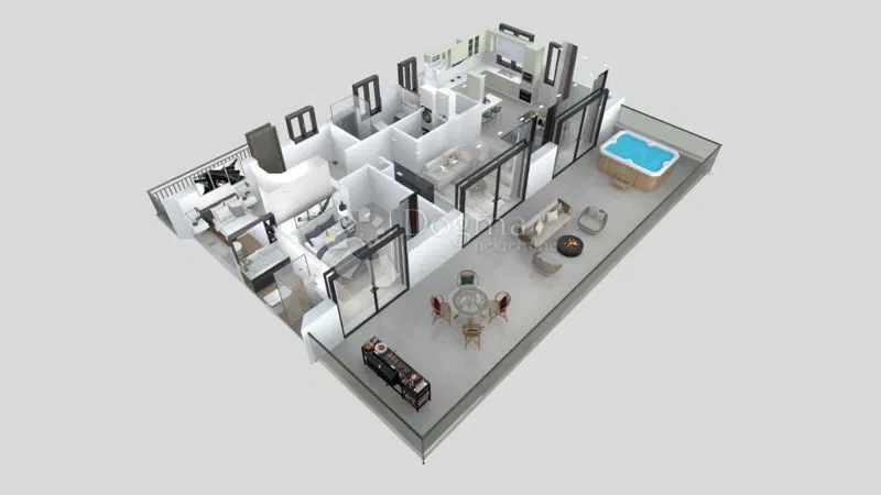 Appartamento Banjol, Rab, 94m2 – 2
