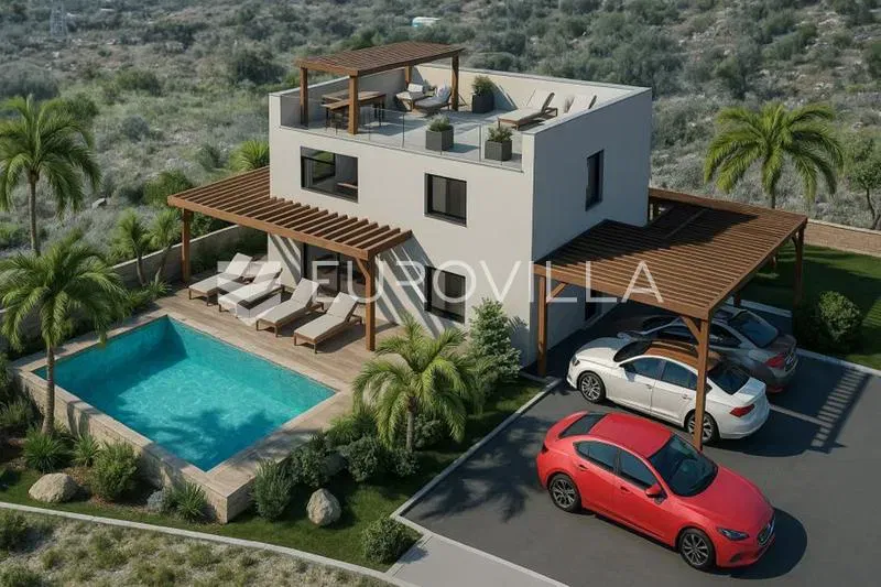 Rogoznica, luxury villa with pool and garage, 168.71 m² – 2