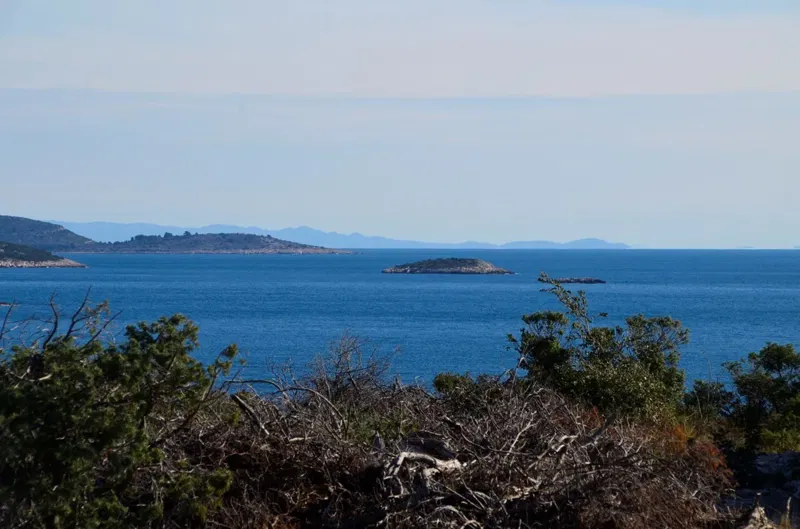 Građevinsko zemljište na top lokaciji – Ražanj, 110 m od mora, pogled s kata – 3