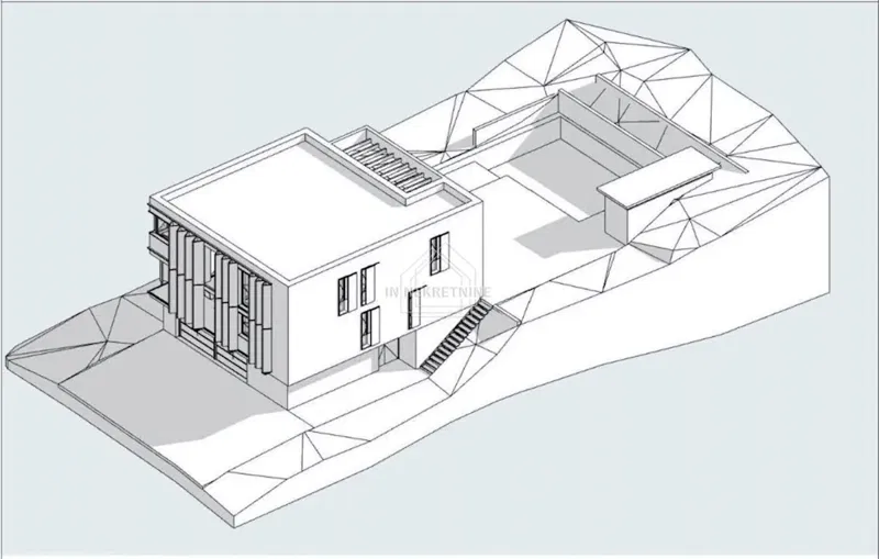 Building plot with CONSTRUCTION PERMIT for a villa, only 70 m from the sea! – 3