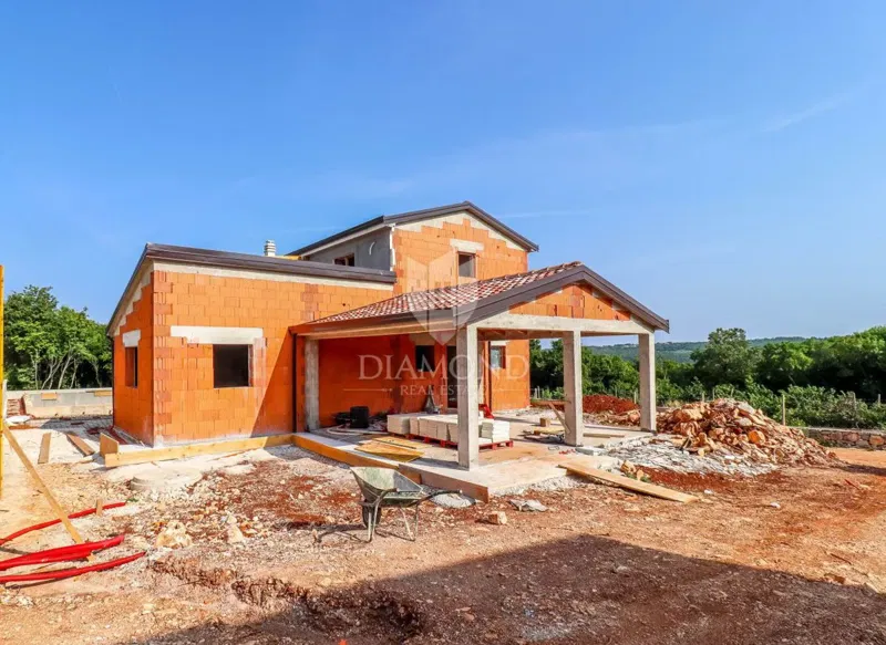 Rovigno, dintorni, nuova casa con piscina e vista sulla natura – 3