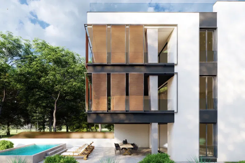 Apartment with a swimming pool in the first row to the sea – 2