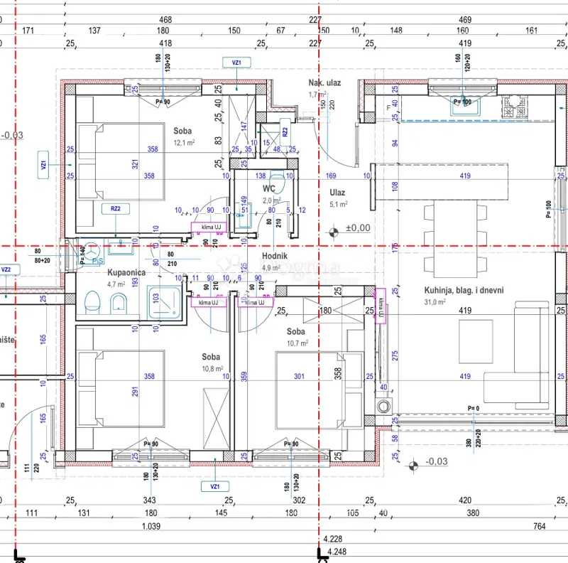 House Kaštelir, Kaštelir-Labinci, 88,40m2 – 2