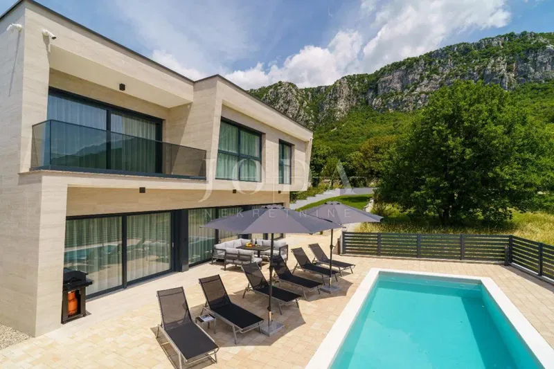 Bribir villa moderna con piscina e vista mare – 3