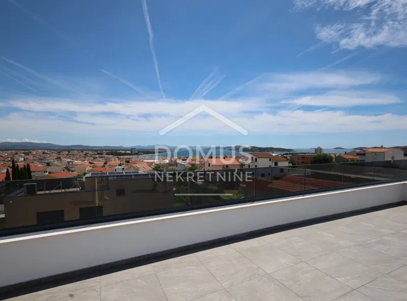 Vodice, new building, 2-room apartment 99,42 m2, with roof terrace 85,40m2 and sea view – 3