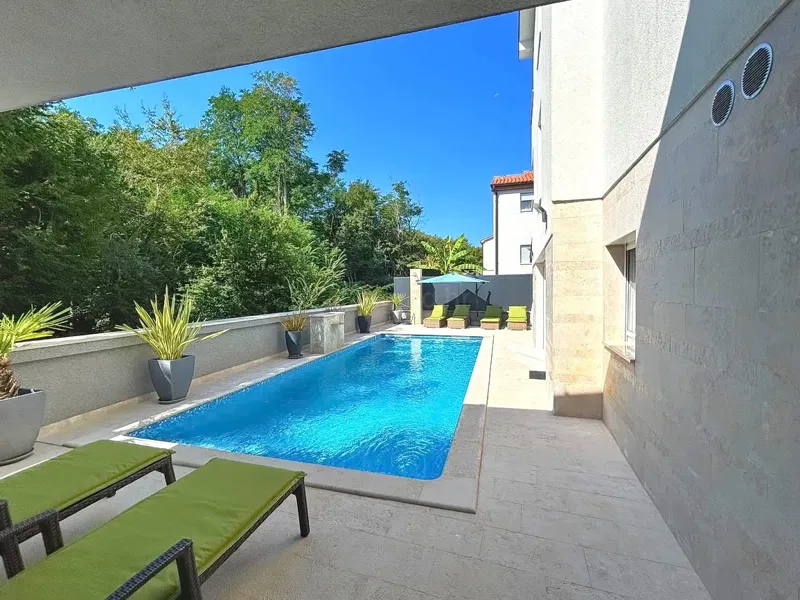 Dobrinj, beautiful villa with swimming pool and spacious garden! – 3