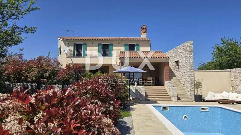 ISZTRIA, LABIN - Mediterrán kőház medencével és fantasztikus kilátással a tengerre – 2