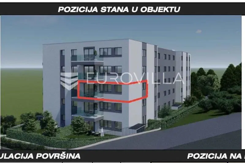 Makarska, new build, two-bedroom apartment with sea view – 3