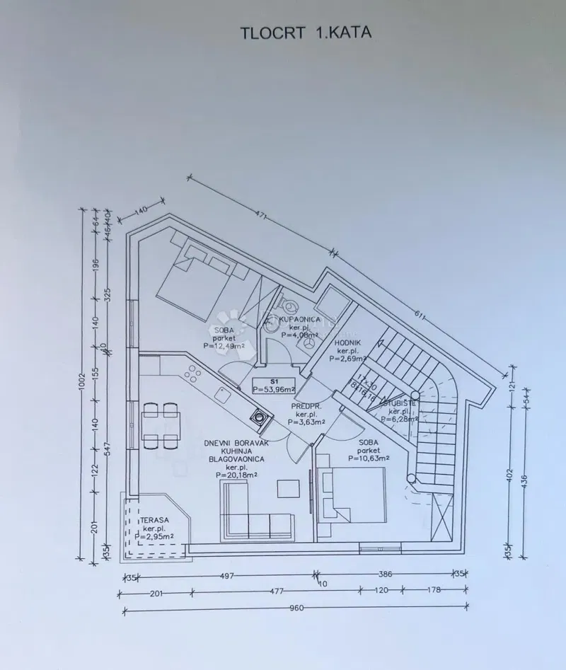 Flat Medulin, 54m2 – 3