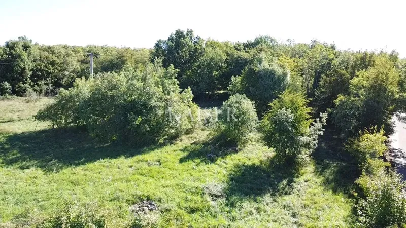 Istria, Oprtalj - terreno edificabile di 3600 m2 con due case in pietra – 3