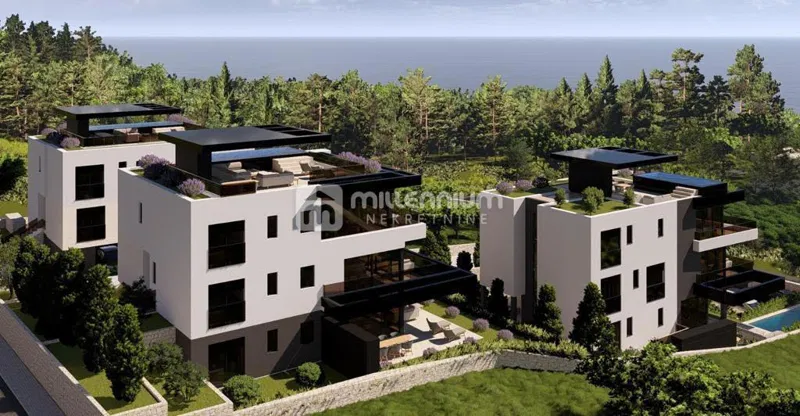 Otok Krk, Krk, 150.25m2, novogradnja, 3s+db s krovnom terasom – 3
