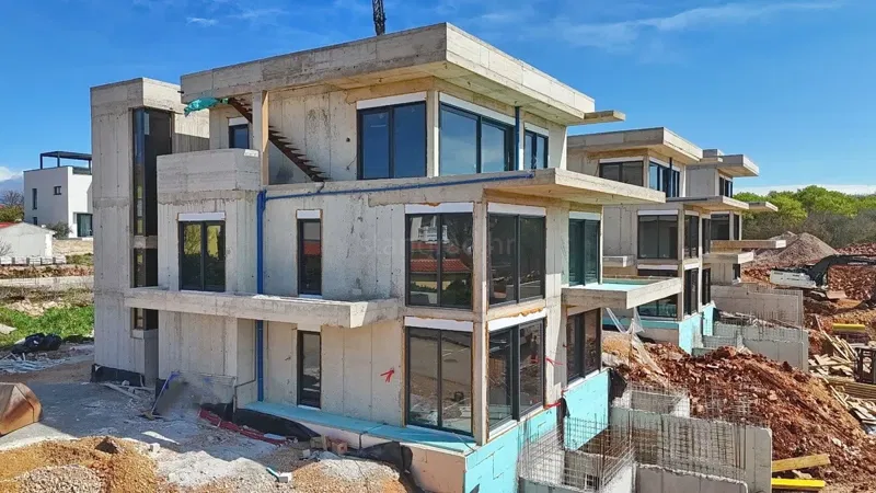 Njivice, duplex apartment in a new building with a sea view! – 2
