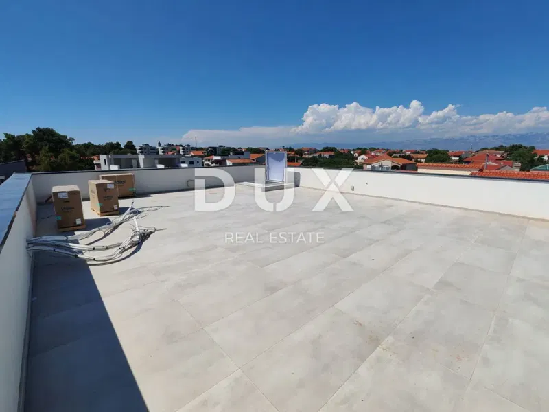 ZADAR, VIR - Kényelmes penthouse tengerre néző kilátással 180 méterre a Jadro strandtól! AS3 – 3