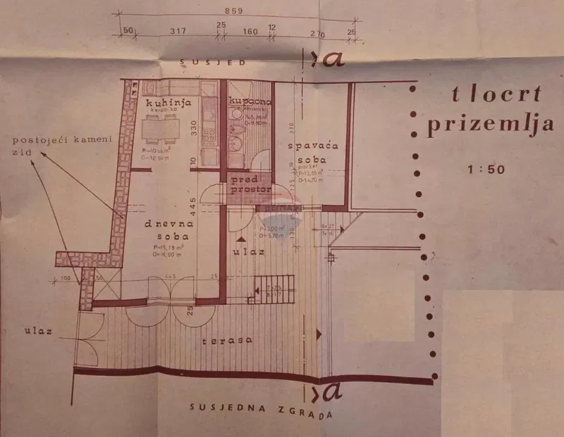 Istria, Rovinj, house with a large terrace in the center, quiet street, close to the sea. – 2