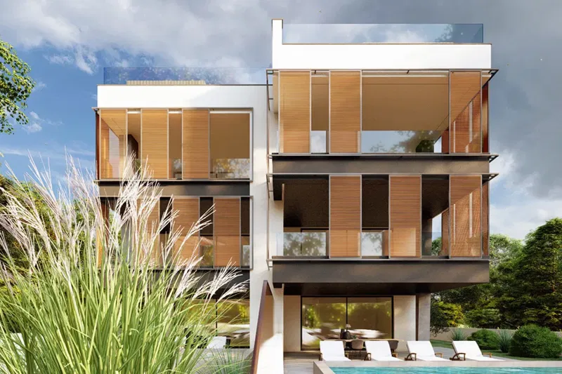 Penthouse with a roof terrace in the first row to the sea – 3