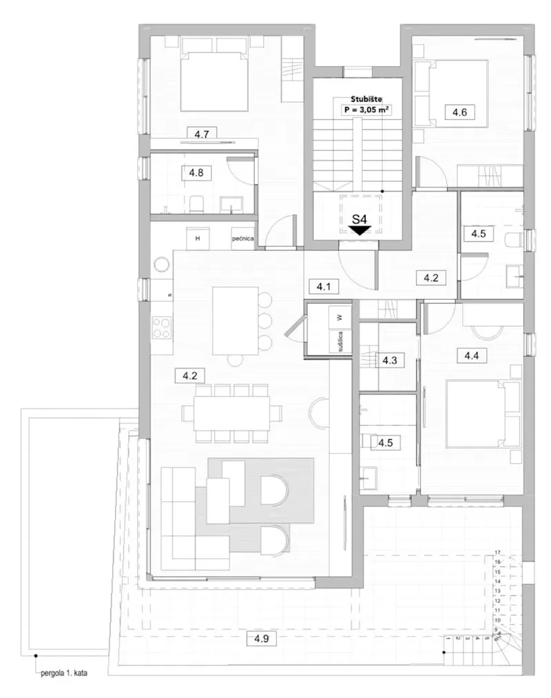 KRK! APARTMENT WITH THREE BEDROOMS ON THE SECOND FLOOR! – 2