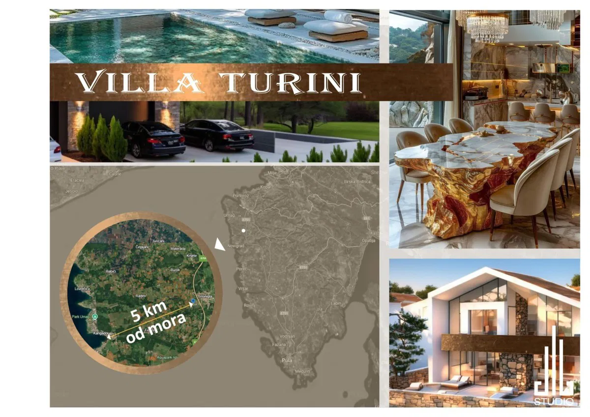 ESCLUSIVA!! Casa bifamiliare con piscina a Verteneglio.