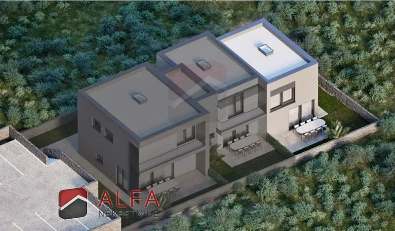 Croatia, Vodice, NEW CONSTRUCTION, two-storey terraced house for sale, with own yard – 2
