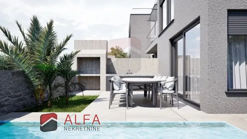 Croatia, Vodice, NEW CONSTRUCTION, two-storey terraced house for sale, with own yard – 3