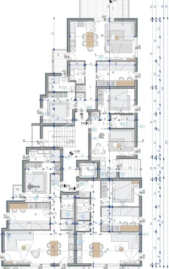 OKRUG GORNJI*** Two-bedroom apartment on the second floor, 65.32 m2 + 15.79 m2! – 2