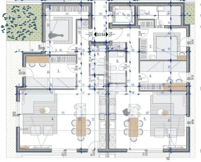 OKRUG GORNJI*** Two-bedroom apartment with garden, 73.27 m2 + 74.17 m2! – 2