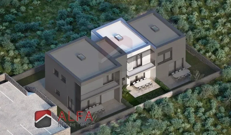 Croazia, Vodice, NUOVA COSTRUZIONE, casa a schiera a due piani in vendita, con giardino privato – 2