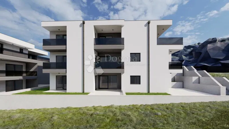 Appartamento bilocale in nuova costruzione – Tugare, 62,69 m², primo piano, balcone, parcheggio privato, posizione tranquilla vicino a Spalato e Omiš – 2