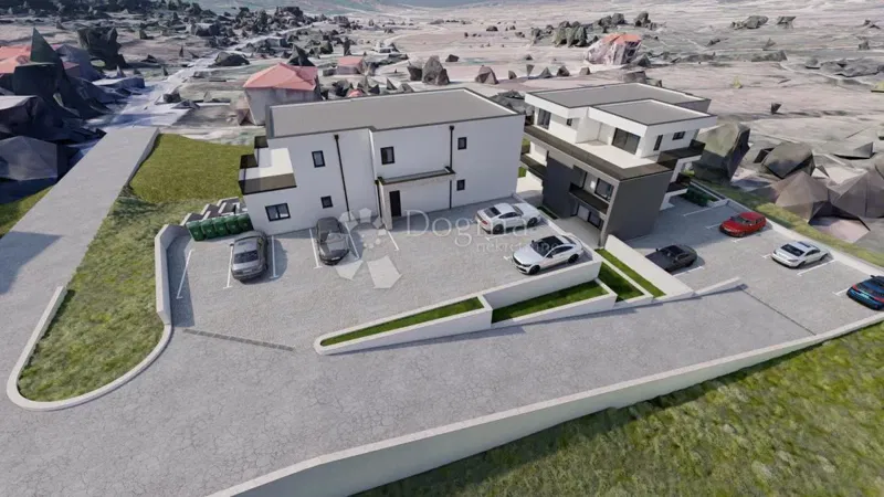 Appartamento bilocale in nuova costruzione – Tugare, 62,69 m², primo piano, balcone, parcheggio privato, posizione tranquilla vicino a Spalato e Omiš – 3