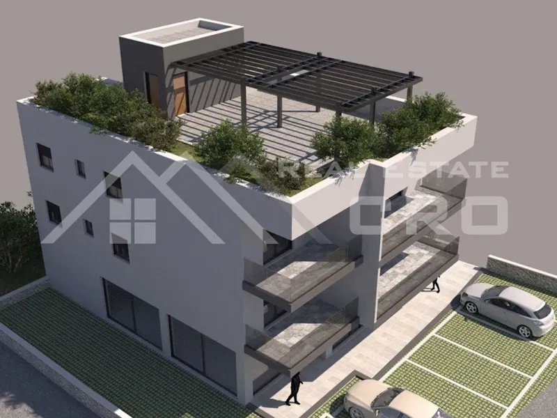 Ingatlanok Čiovo – Két hálószobás vonzó apartmanok modern új építésű ingatlanban, eladó – 2