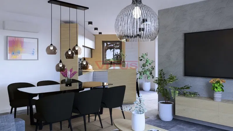 Moderan trosobni apartman sa pogledom na more (s2279)