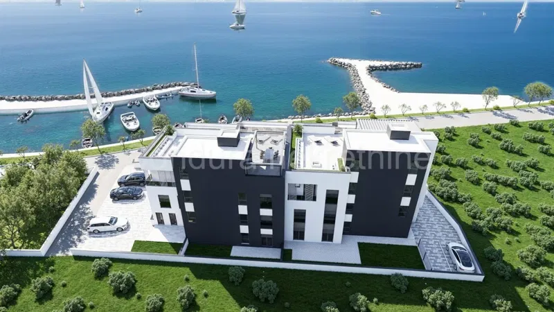 ZATON - 1st row to the sea, luxury two-bedroom apartment, 1st floor, elevator – 2