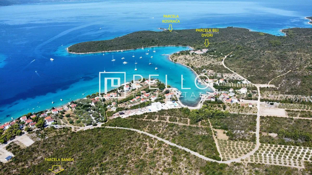 Grundstücke am Meer auf Pelješac – 1. Reihe, Meernähe, Baugenehmigung möglich, 3,2 ha