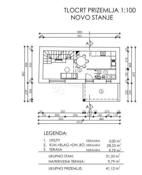 TERRENO CON CASA IN PIETRA, BELLISSIMA VISTA E PROGETTO PER CASA CON PISCINA – 3