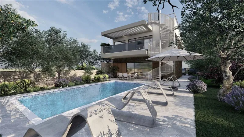 Luksuzna vila s bazenom u izgradnji – Sutivan, otok Brač (prodaja)
