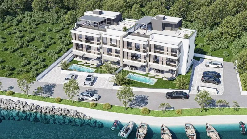 ZATON - 1st row to the sea, luxury 2-bedroom apartment, elevator, view – 2