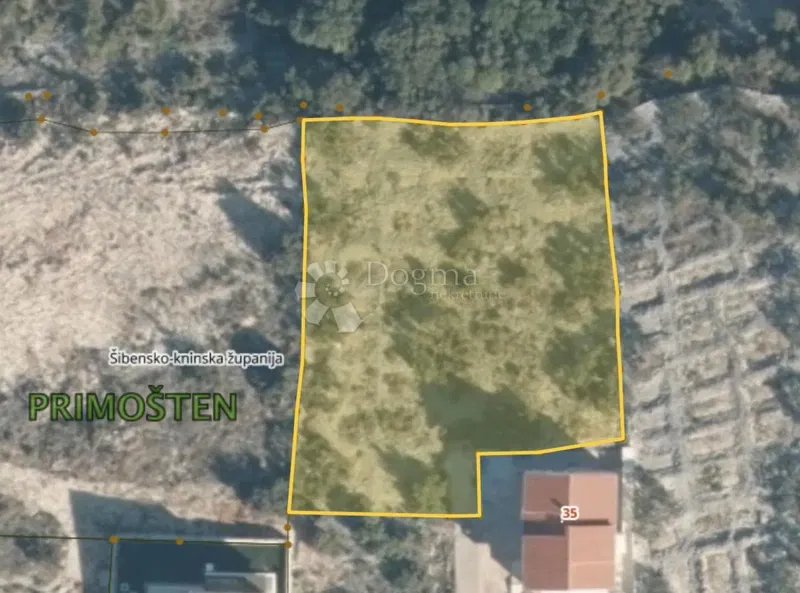 Építési telek Primošten, 1.847m2 – 3