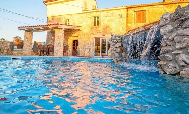 OTOK KRK - GARICA - RENOVIRANA KAMENA KUĆA SA BAZENOM – 2
