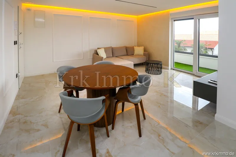 Moderan luksuzan apartman s pogledom na more u Malinskoj – 2