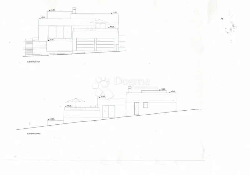 Építési telek Pridraga, Novigrad, 660m2 – 2