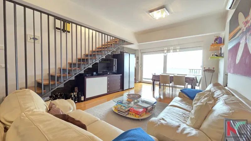 Истра, Перой, двухэтажная квартира с видом на море, #продажа – 2