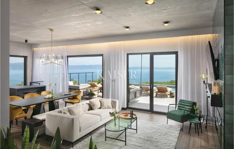 Istria - Villa di lusso vicino a Labin - vista panoramica sul mare, piscina e centro benessere – 2