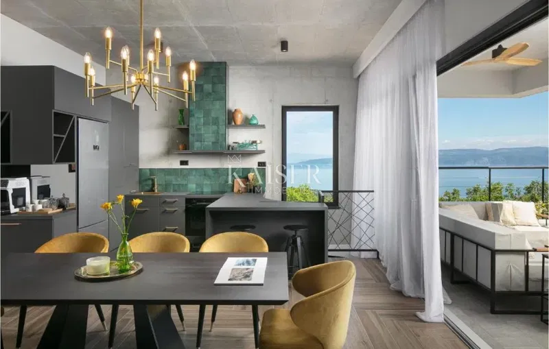 Istria - Villa di lusso vicino a Labin - vista panoramica sul mare, piscina e centro benessere – 3