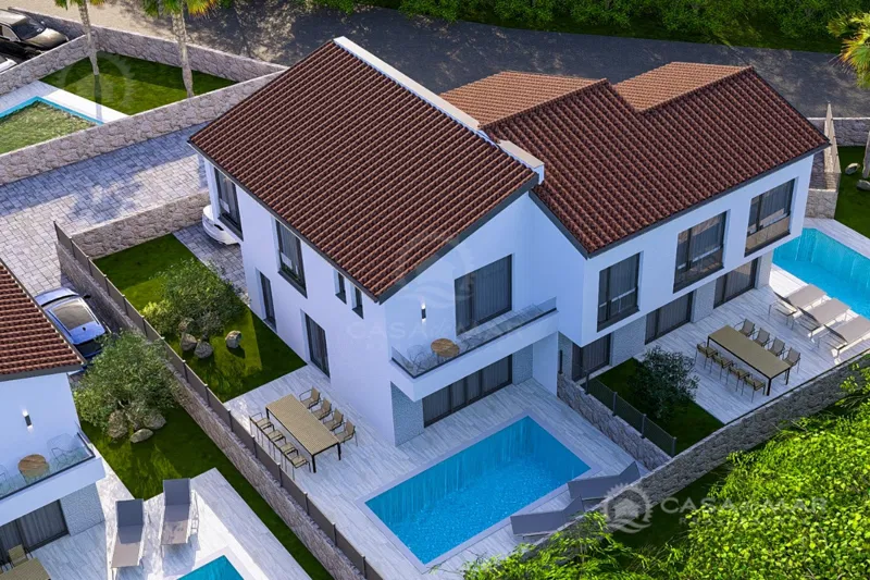 Nova kuća s bazenom i pogledom na more u Malinskoj – 3