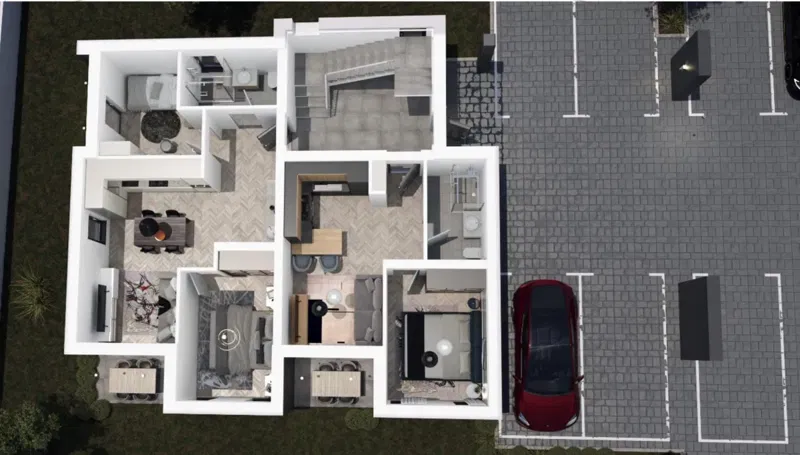 Flat Šikići, Pula, 54,88m2 – 2