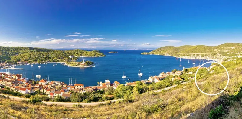 Vis - atraktivno građevinsko zemljište s fantastičnim panoramskim pogledom