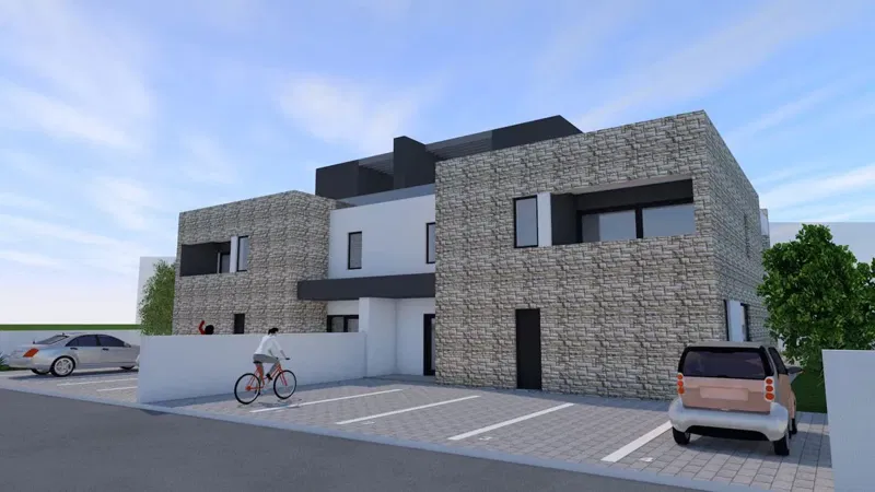 Nin, Zaton, Haus mit Pool (319 m²), 300 Meter zum Meer, NEUBAU!