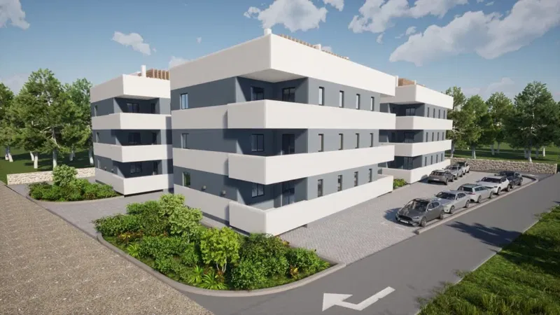 Pakoštane, Erdgeschosswohnung (70 m²), 100 Meter vom Meer entfernt, NEUBAU