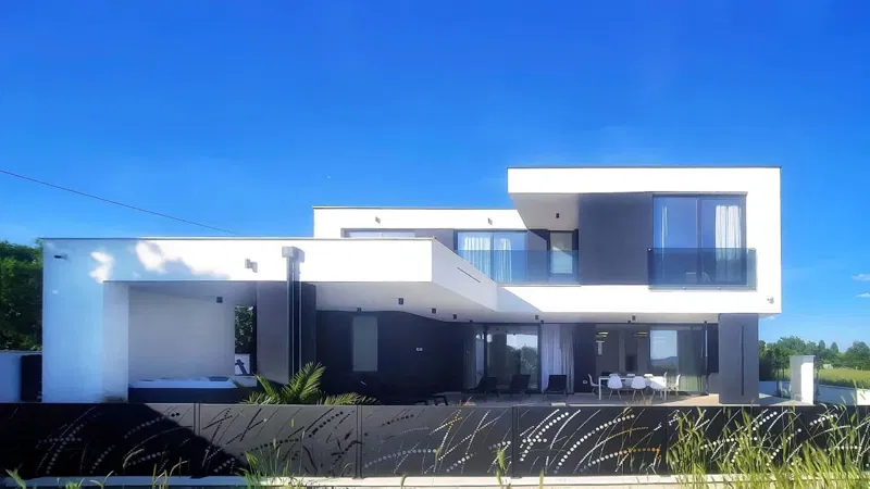 Zadar, Kožino - luxuriöse Villa mit Pool (240 m2), Meerblick, NEUBAU!