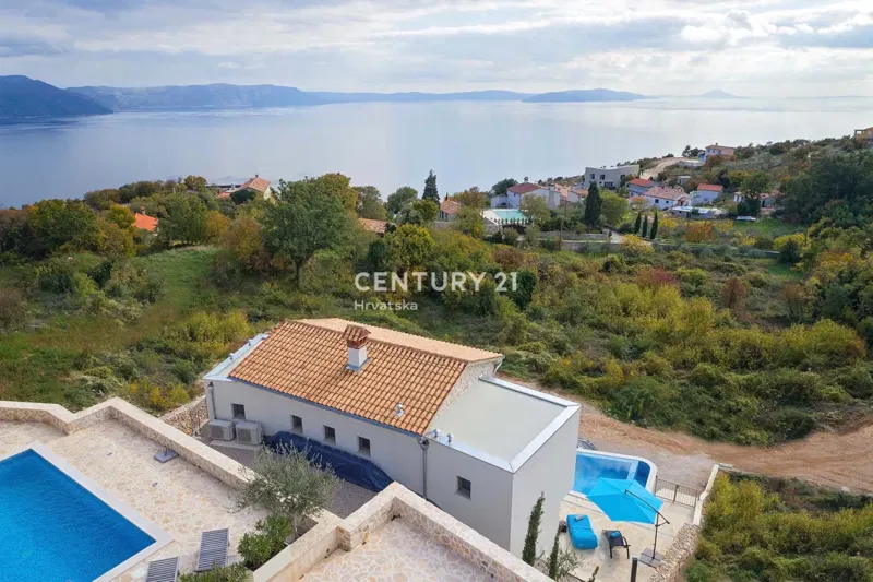 LABIN, BEAUTIFUL STONE HOUSE WITH AN OPEN SEA VIEW – 3
